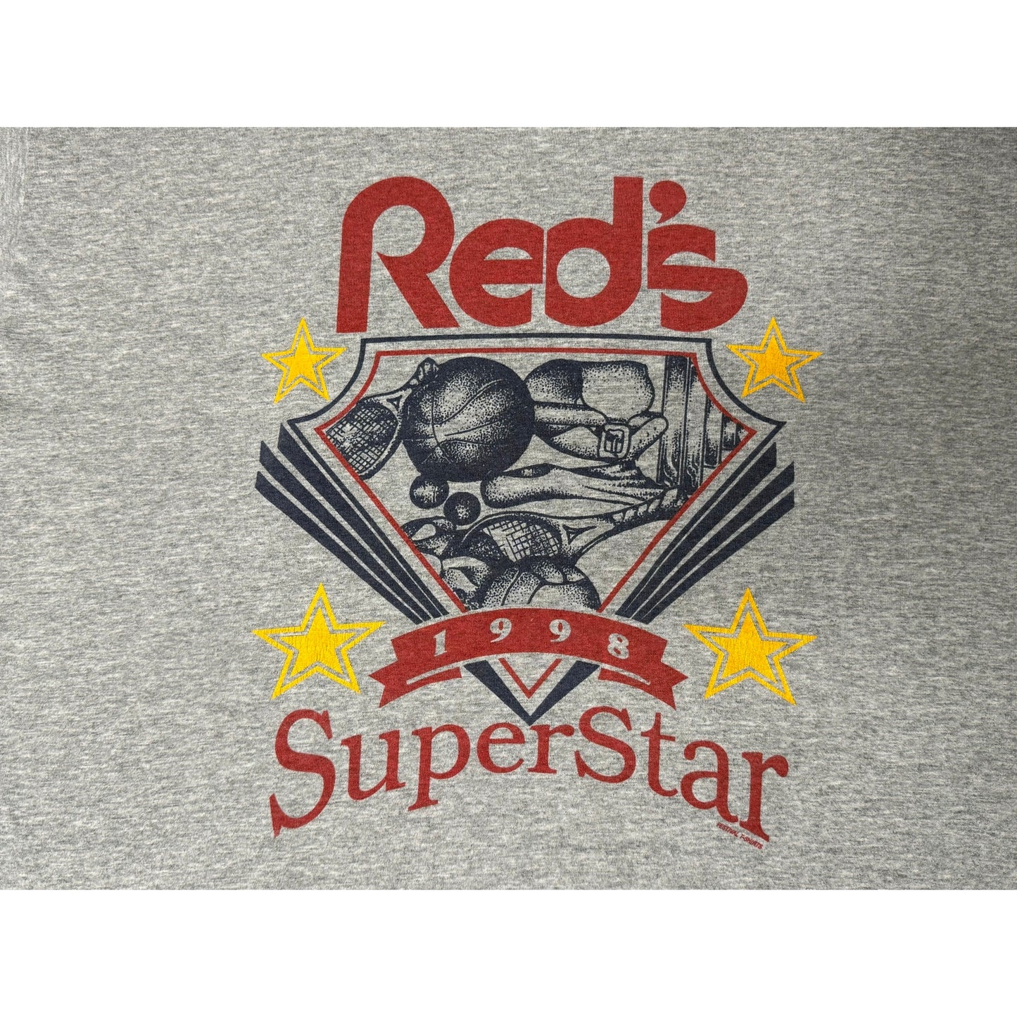 Vintage 1998 Red’s Superstar Sports T-shirt XL
