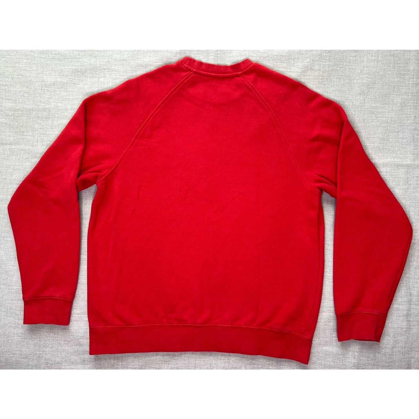 Vintage Y2K Nike Red Pullover Crewneck Sweatshirt Medium