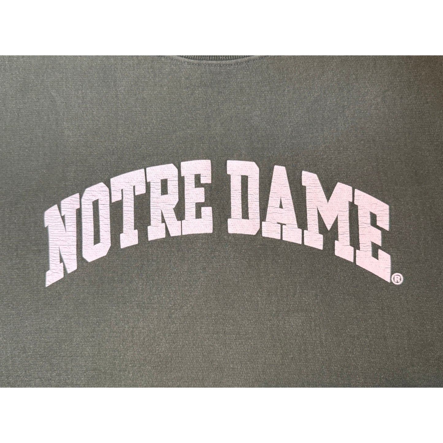 Vintage Notre Dame Fighting Irish Pullover Crewneck Sweatshirt Large