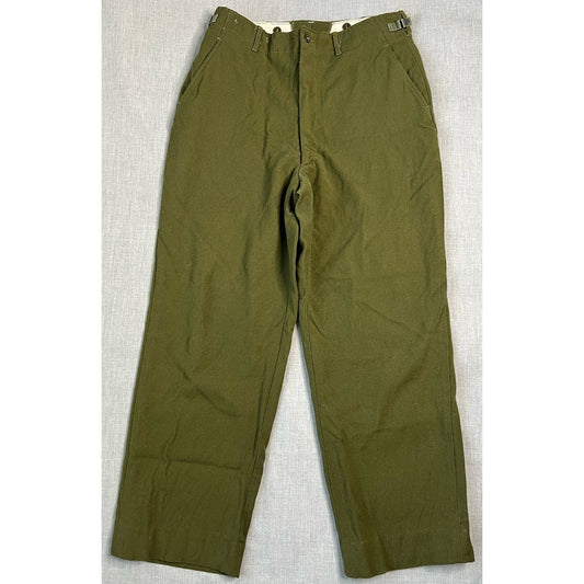 Vintage 1950s M-1951 Korean War Wool Field Trousers Regular Medium