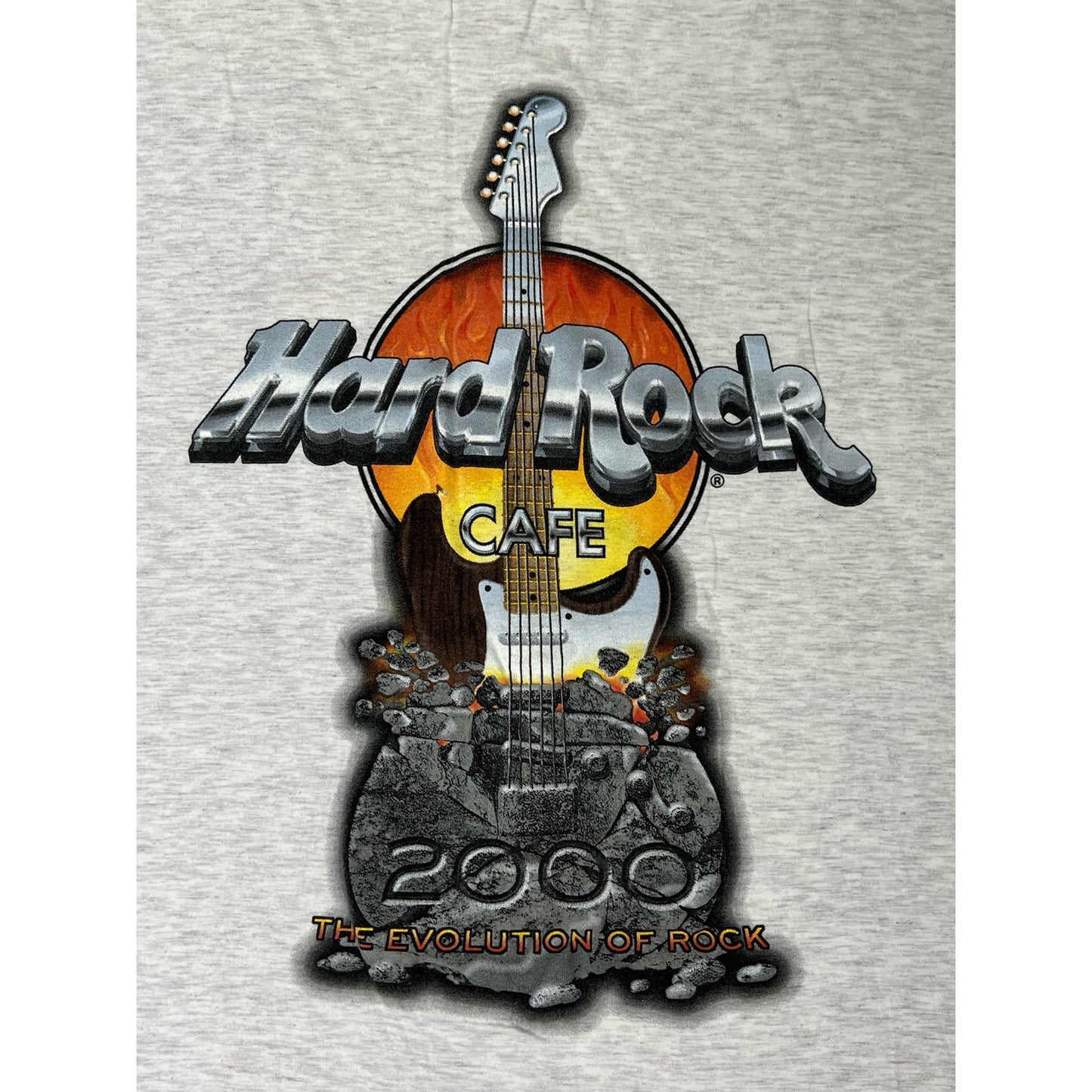 Vintage 2000 Hard Rock Cafe Paris Evolution of Rock T-shirt XL