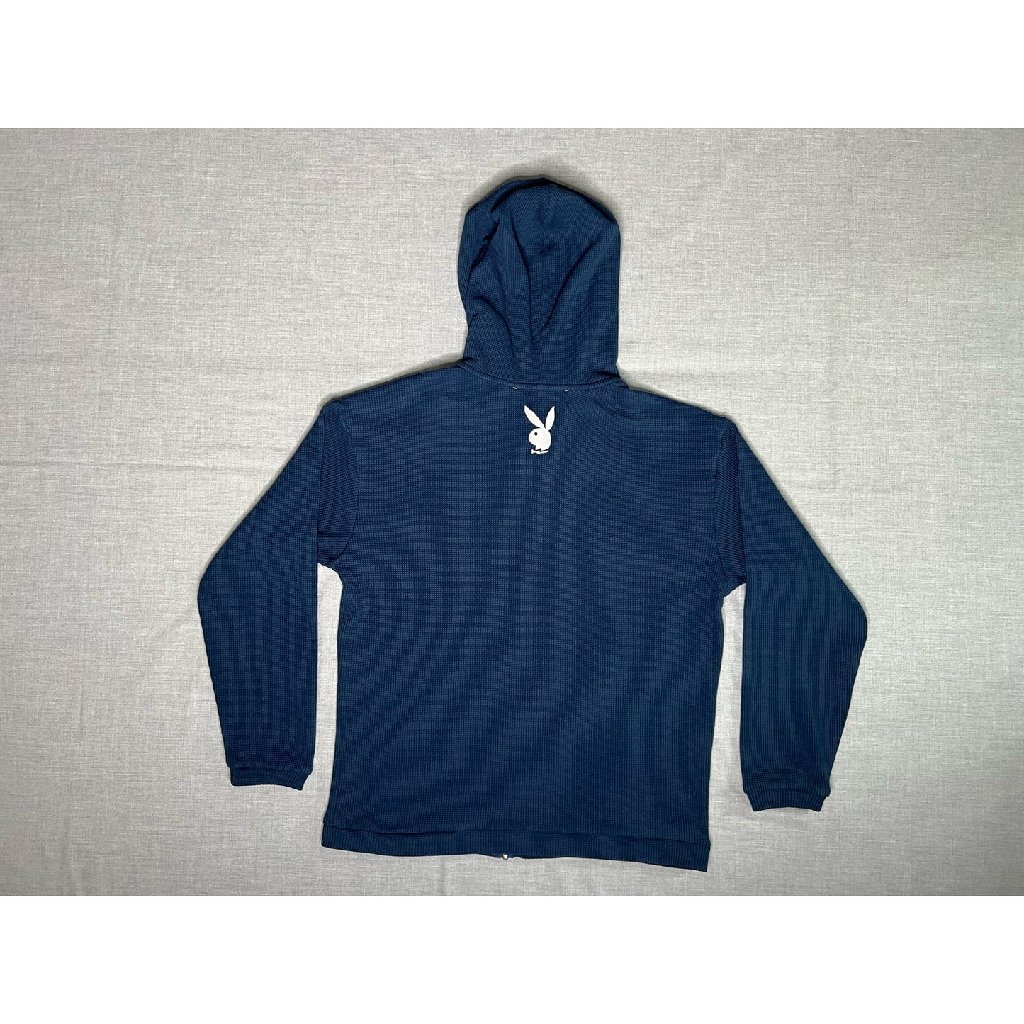 Playboy By Pacsun Thermal Full Zip Hoodie Small