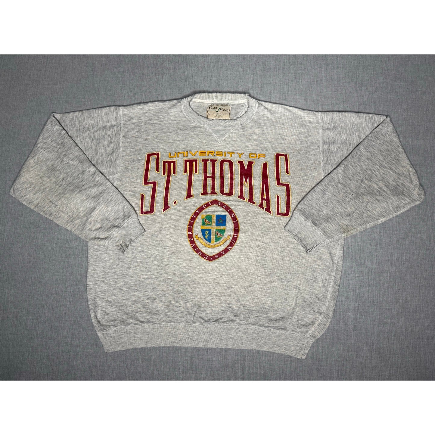 Vintage University of St. Thomas Pullover Crewneck Sweatshirt Large