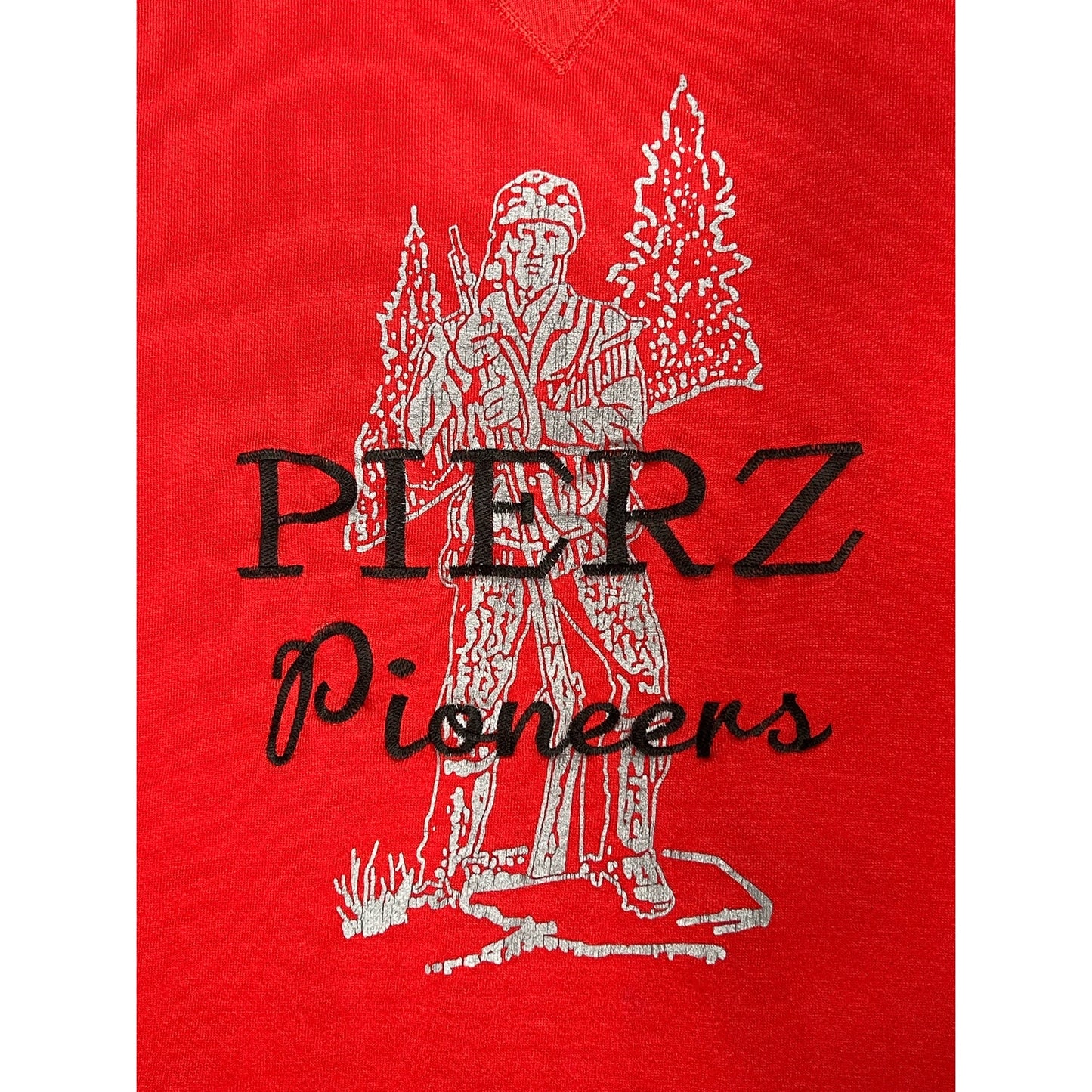 Vintage Russell Athletic Pierz Pioneers Pullover Crewneck Sweatshirt XL