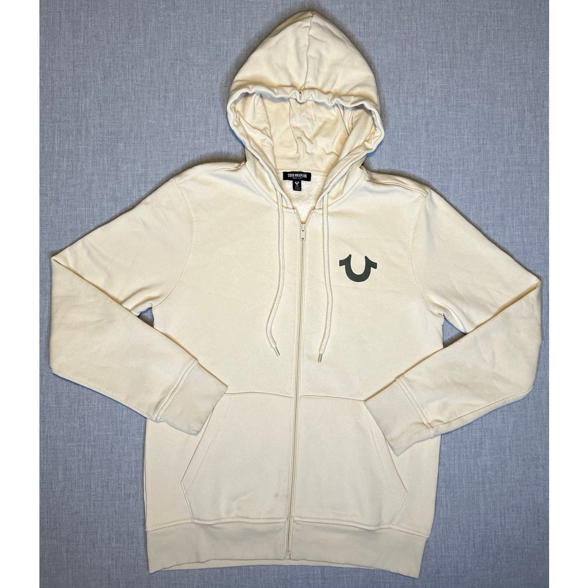 True Religion Crafted With Pride Buddha Full Zip Hoodie Small