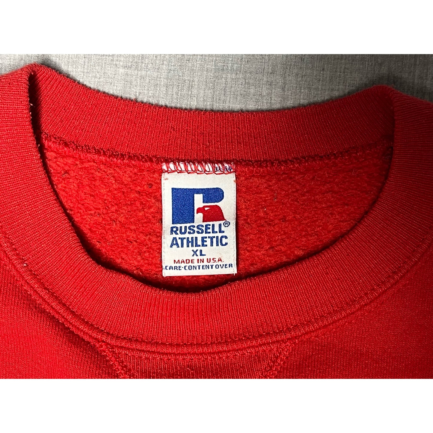 Vintage Russell Athletic Pierz Pioneers Pullover Crewneck Sweatshirt XL