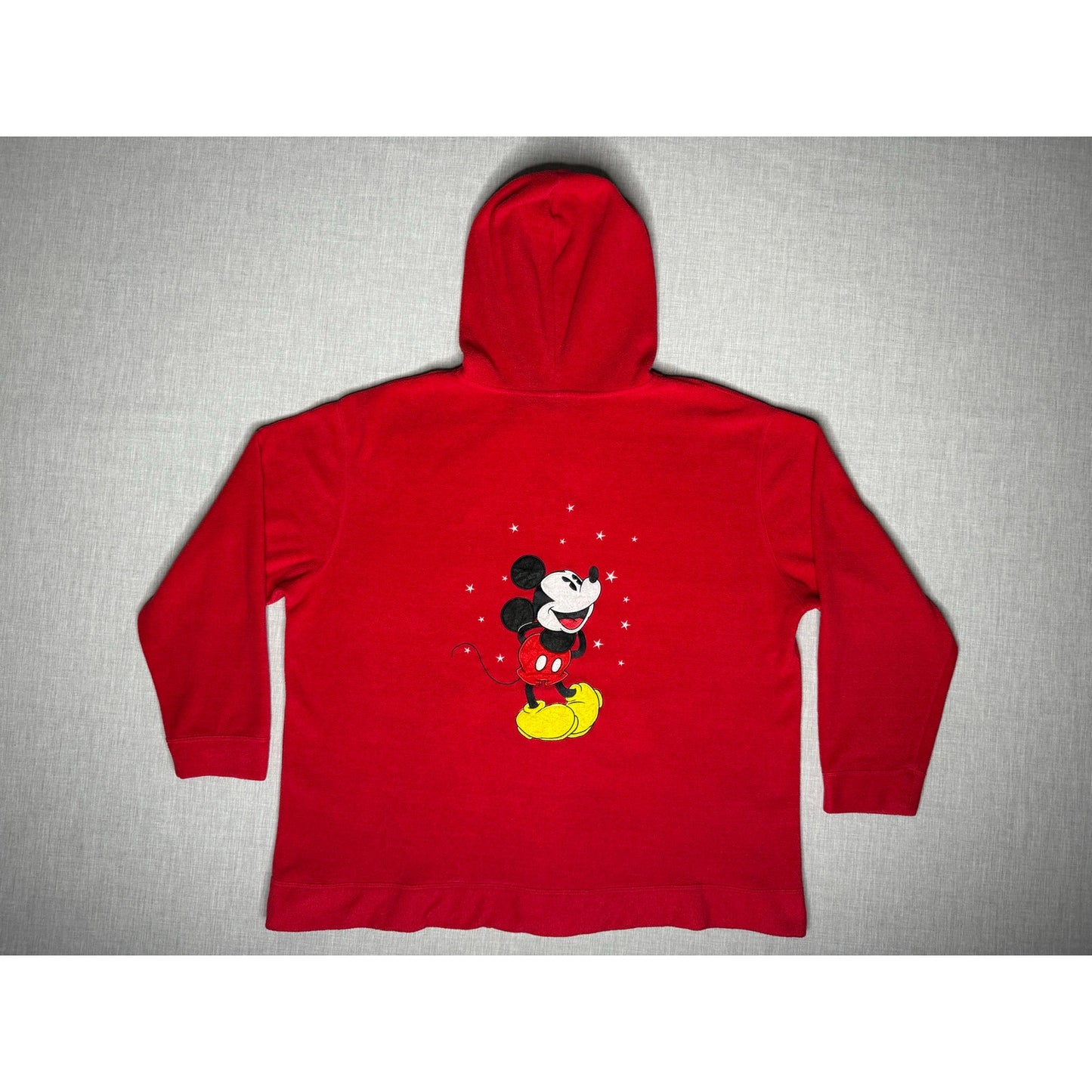 Vintage Mickey Mouse Disney Full Zip Fleece Hoodie Women’s 2XL