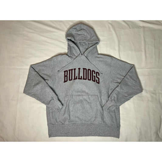 Vintage Champion Reverse Weave Bulldogs Pullover Hoodie Large