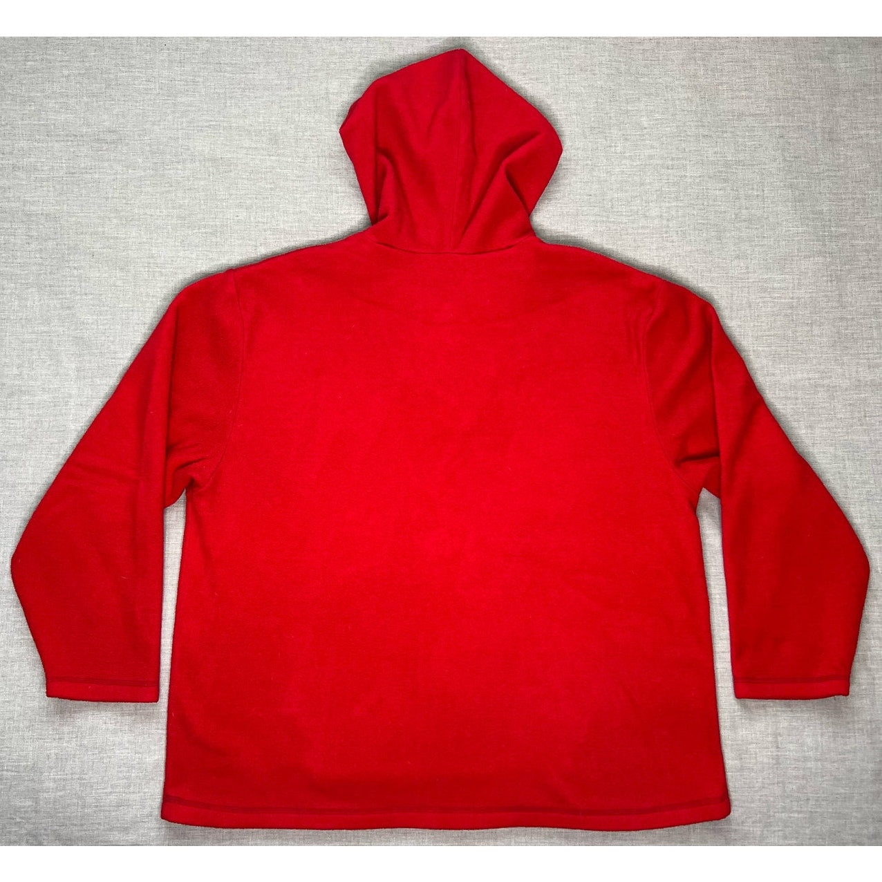 Vintage 90s Mickey Mouse Leaf Disney Quarter Zip Fleece Hoodie Womens 2XL