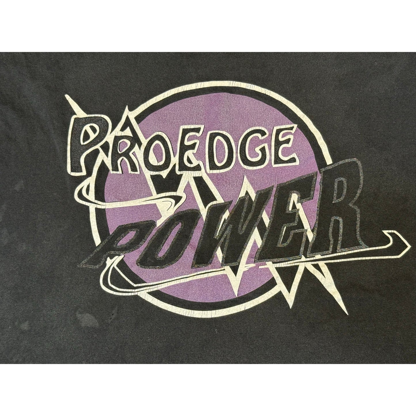 Vintage 90s Pro Edge Power Hockey Skating Single Stitch T-shirt XL