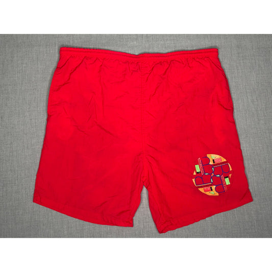 Vintage 90s Bugle Boy Swimwear Lined Board Shorts XL