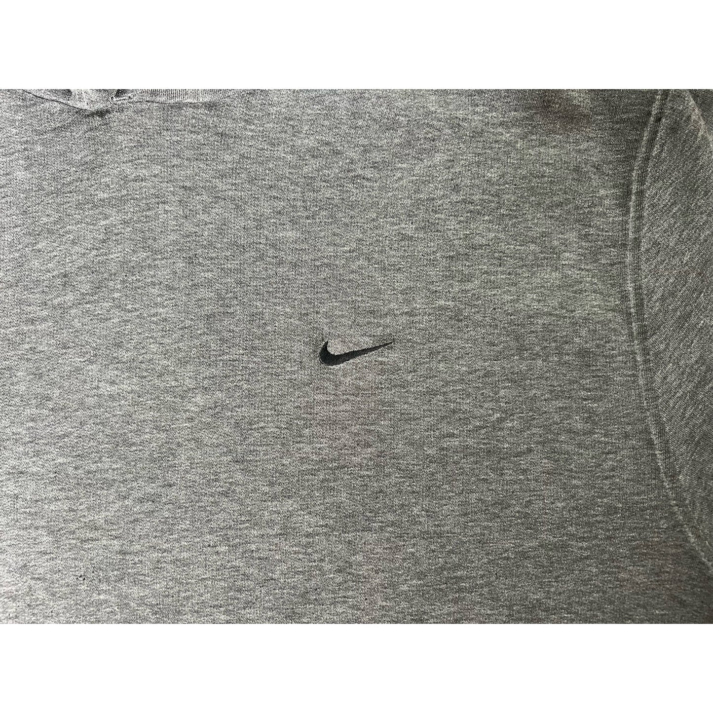 Vintage Y2K Nike Dark Grey Pullover Hoodie Sweatshirt XL