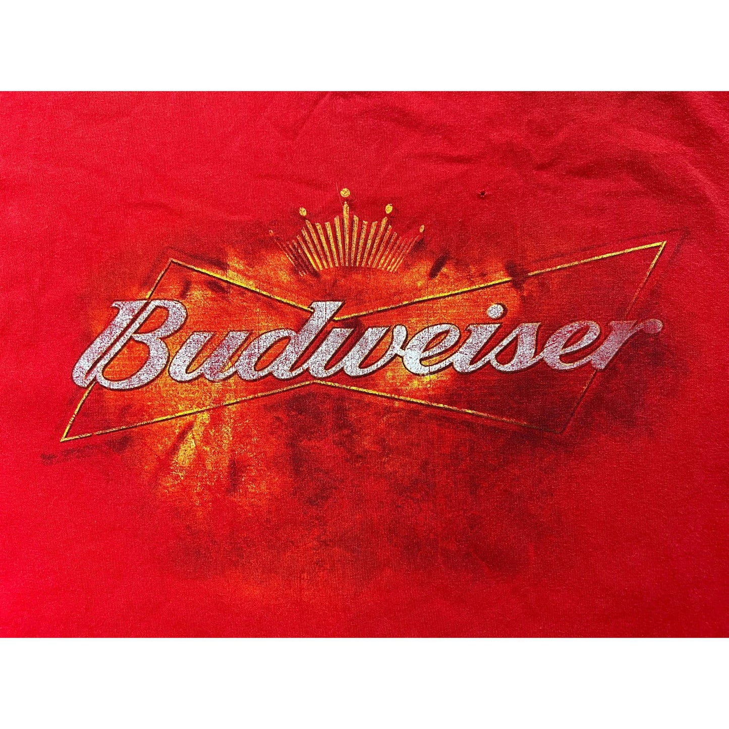 Budweiser Dale Earnhardt Jr. NASCAR Double Sided Racing T-shirt XL