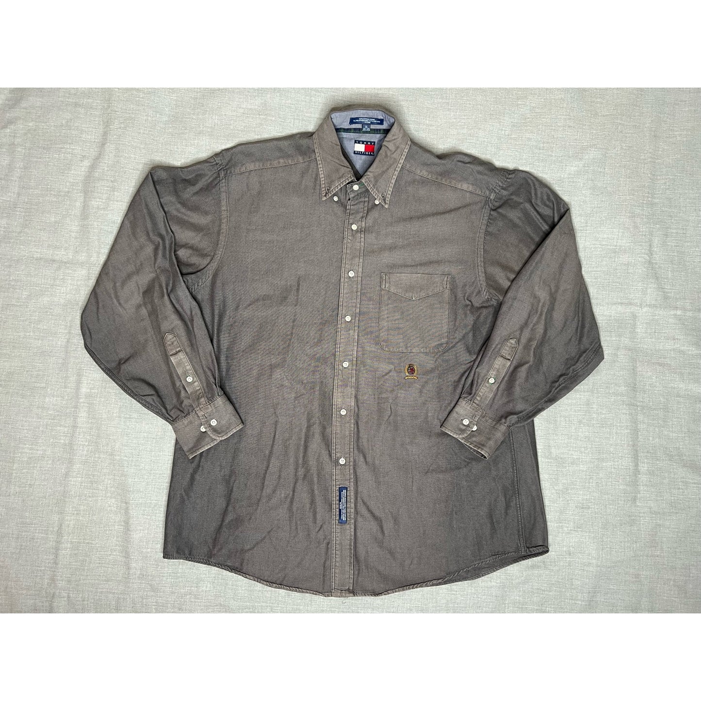 Vintage Tommy Hilfiger Oxford Button Down Shirt 16 34/35