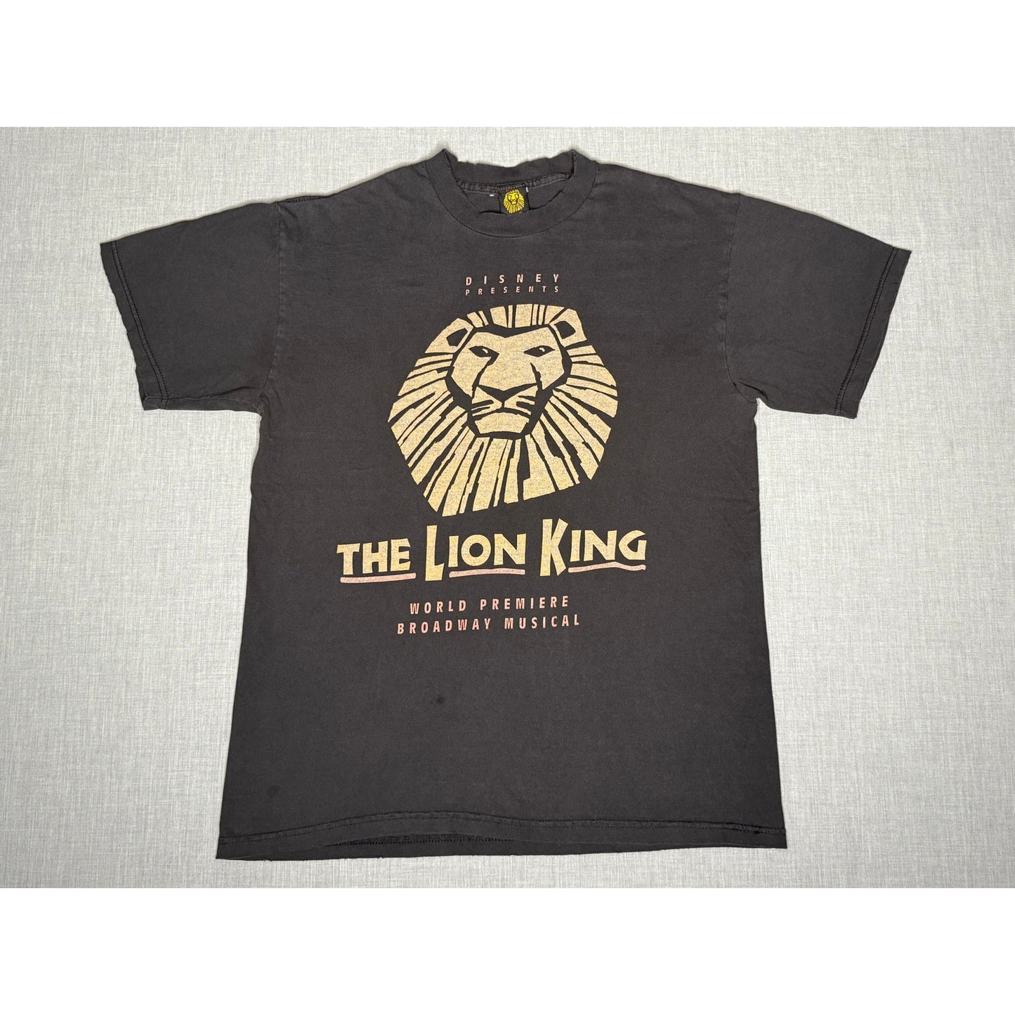 Vintage Disney Lion King Broadway Musical T-shirt Large