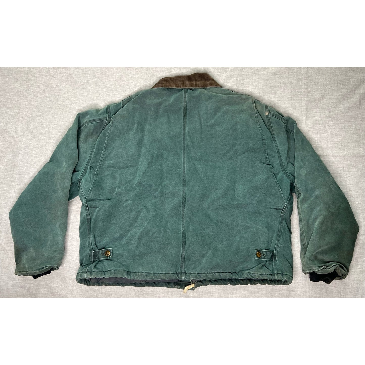 Vintage Carhartt Green Quilt Lined Detroit Jacket 2XL 28x28