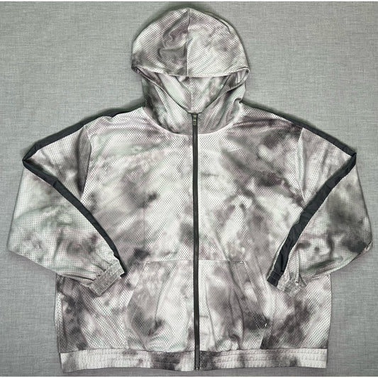Nike Tie Dye Mesh Full Zip Athletic Hoodie Sweatshirt 2XL