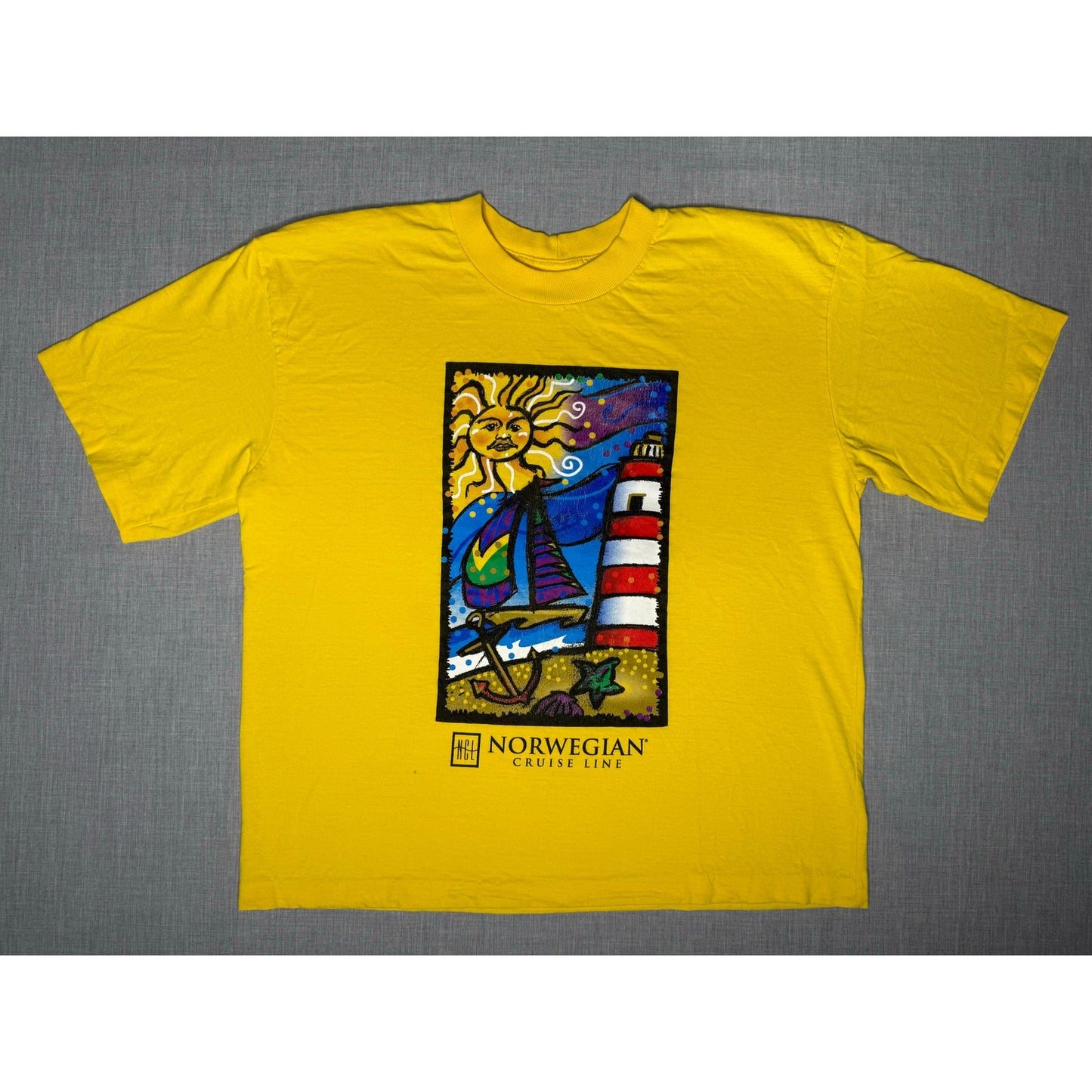 Vintage 90s Norwegian Cruise Line NCL Single Stitch T-shirt Youth XL