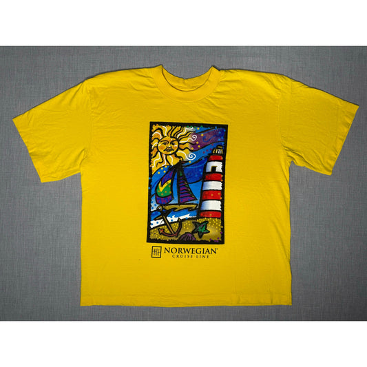 Vintage 90s Norwegian Cruise Line NCL Single Stitch T-shirt Youth XL