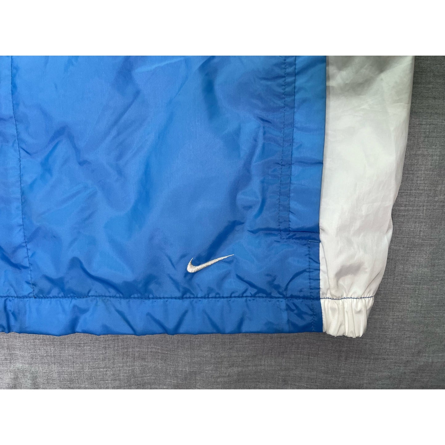 Vintage Nike Full Zip Carolina Blue Windbreaker Jacket Large