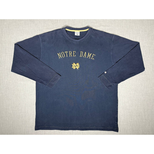 Columbia Notre Dame Heavyweight Long Sleeve Shirt XL