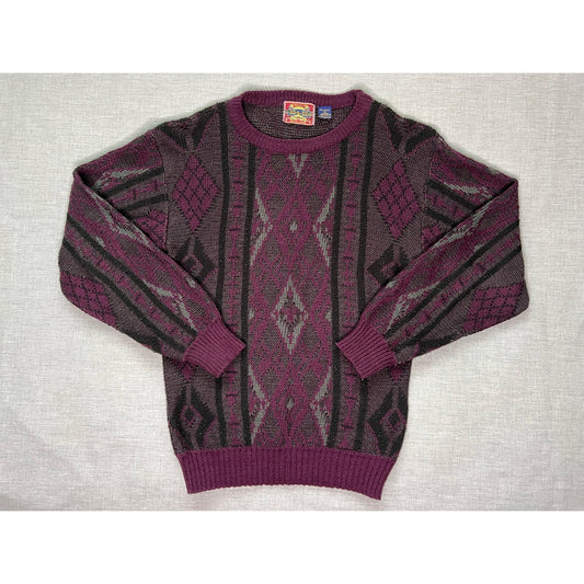 Vintage Desica Knit Pullover Crewneck Sweater Medium