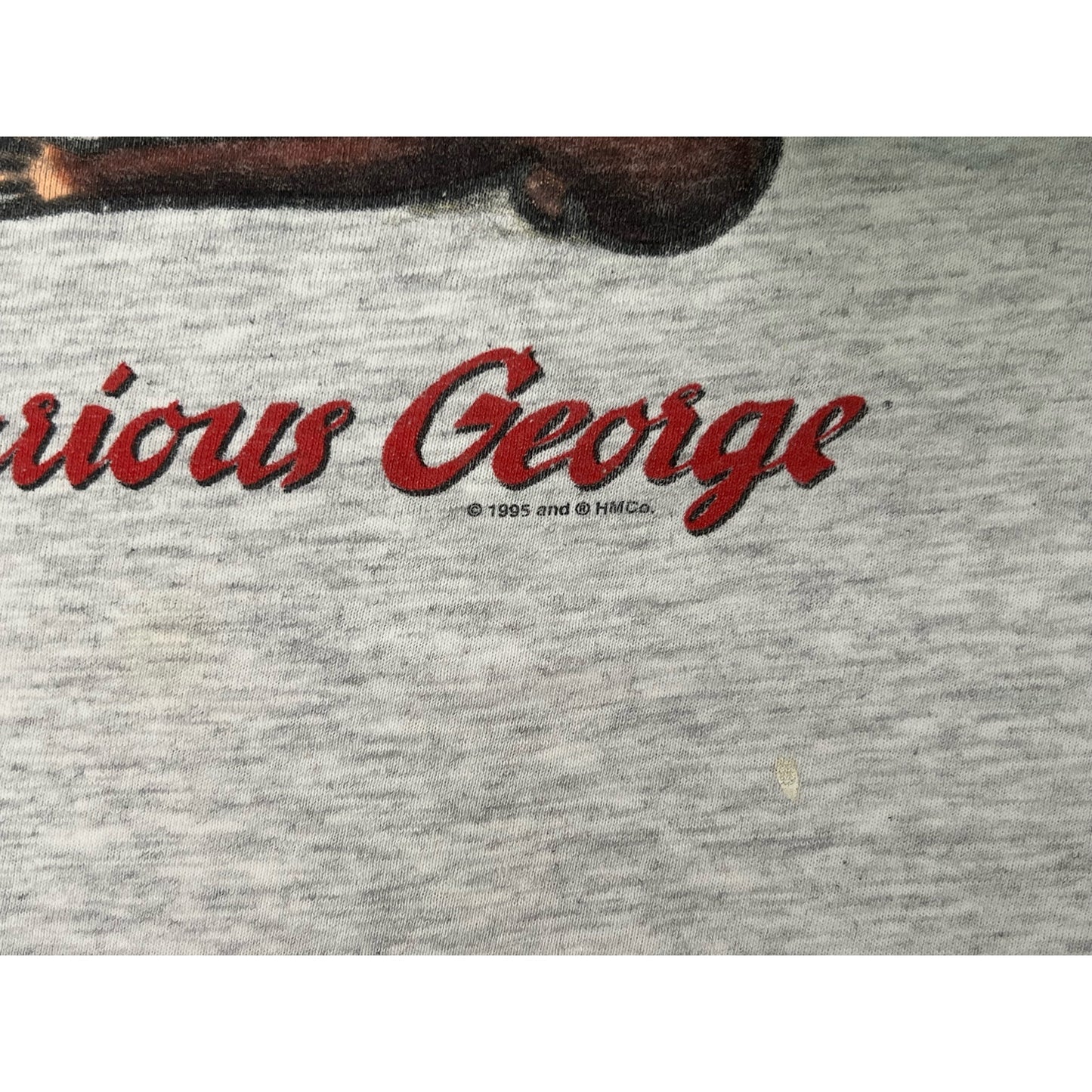 Vintage 1995 Curious George Ether Single Stitch T-shirt XL