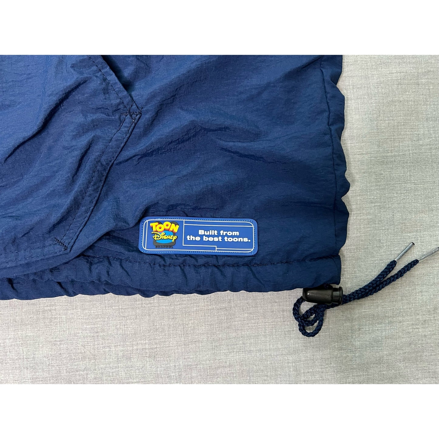 Vintage 2002 Toon Disney Quarter Zip Lined Windbreaker Jacket Small