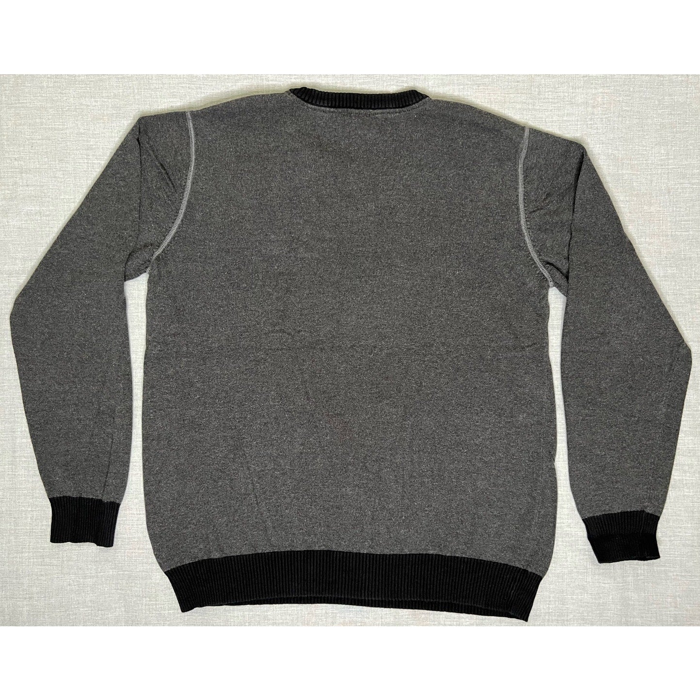 LRG Skateboarding Giraffe Logo V-Neck Knit Sweater Large
