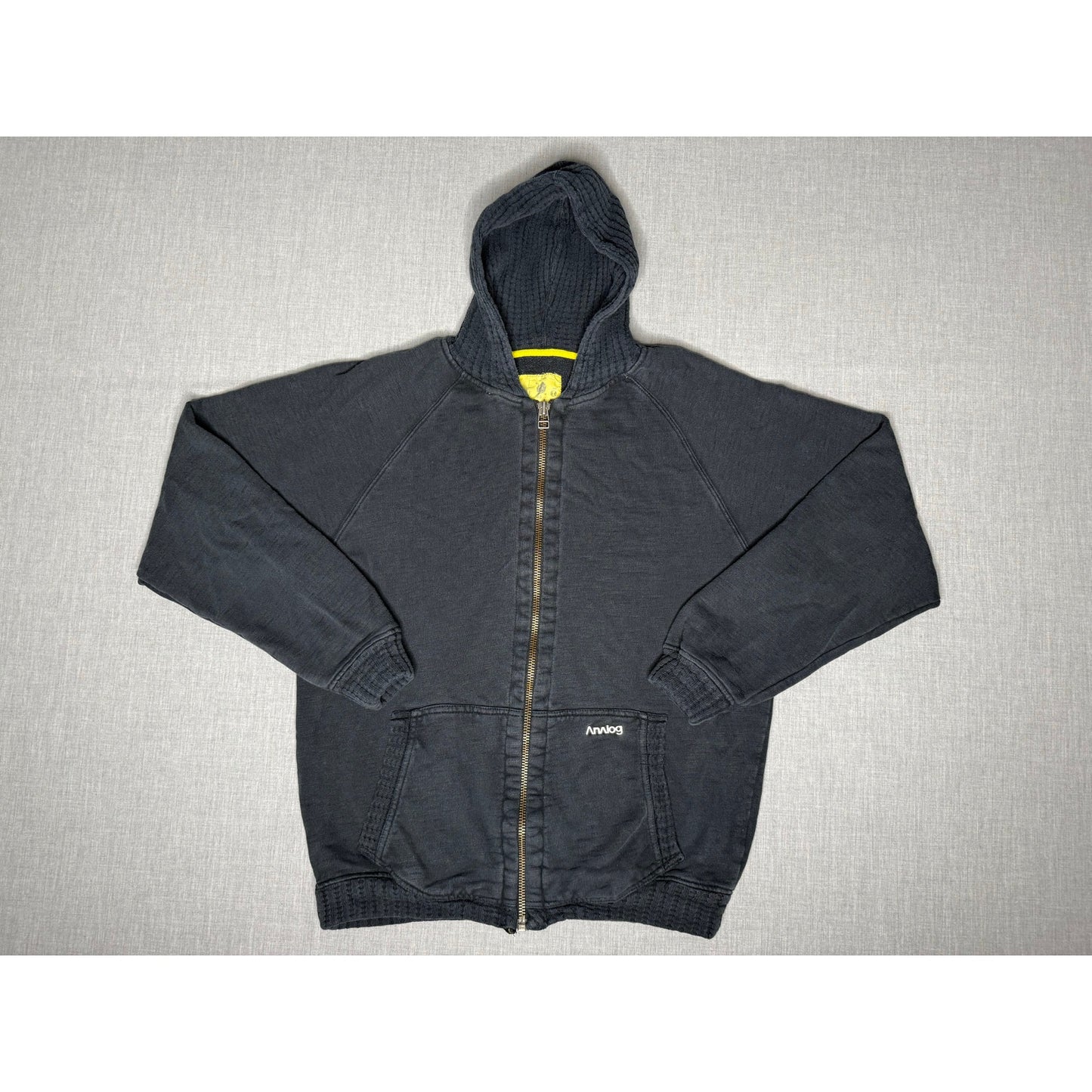Vintage Y2K Analog Burton Snowboarding Full Zip Hoodie Small