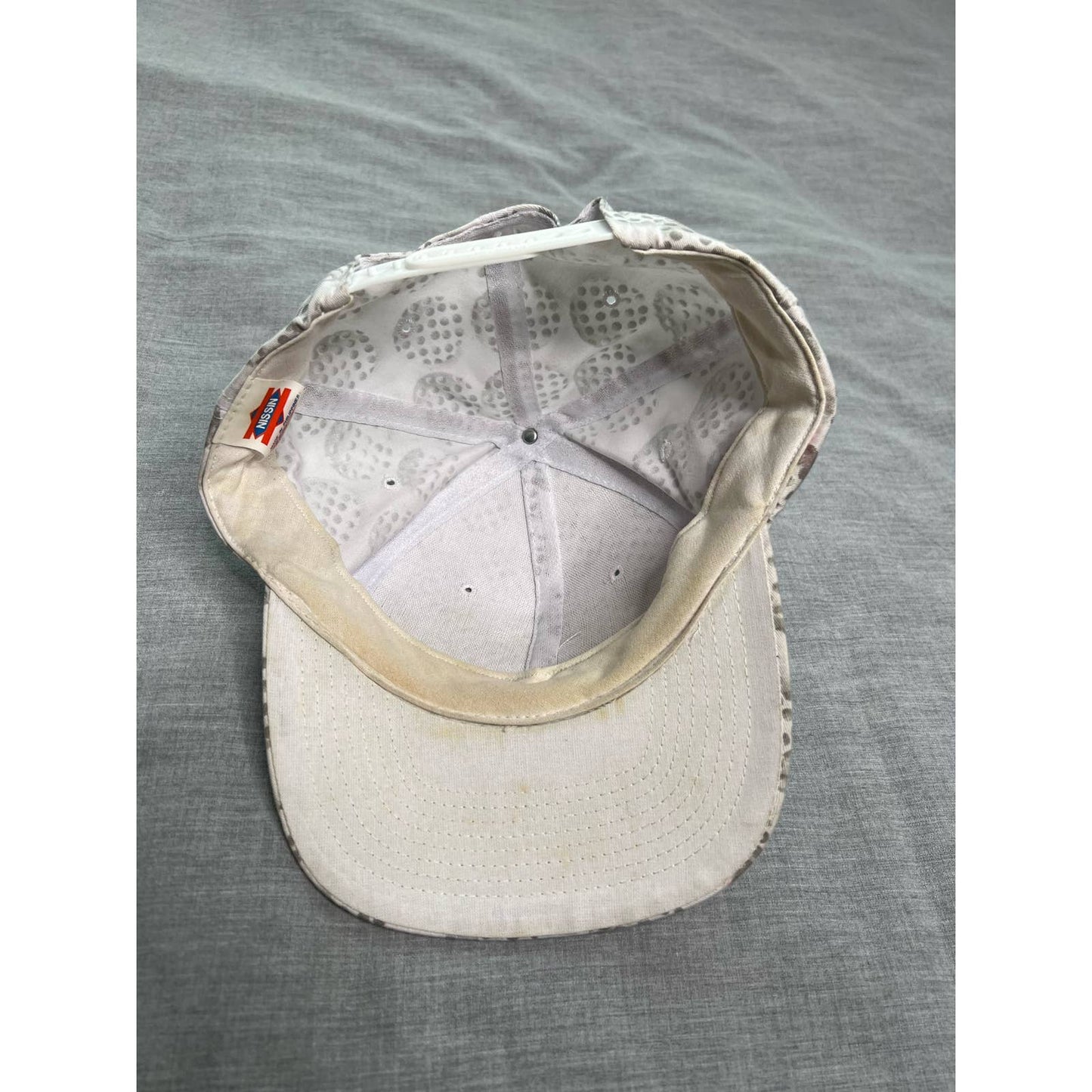Vintage 90s Florida Golf Ball All Over Print Snapback Nissin Hat