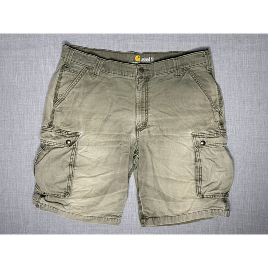 Carhartt Relaxed Fit Faded Cargo Utility Workwear Shorts 38