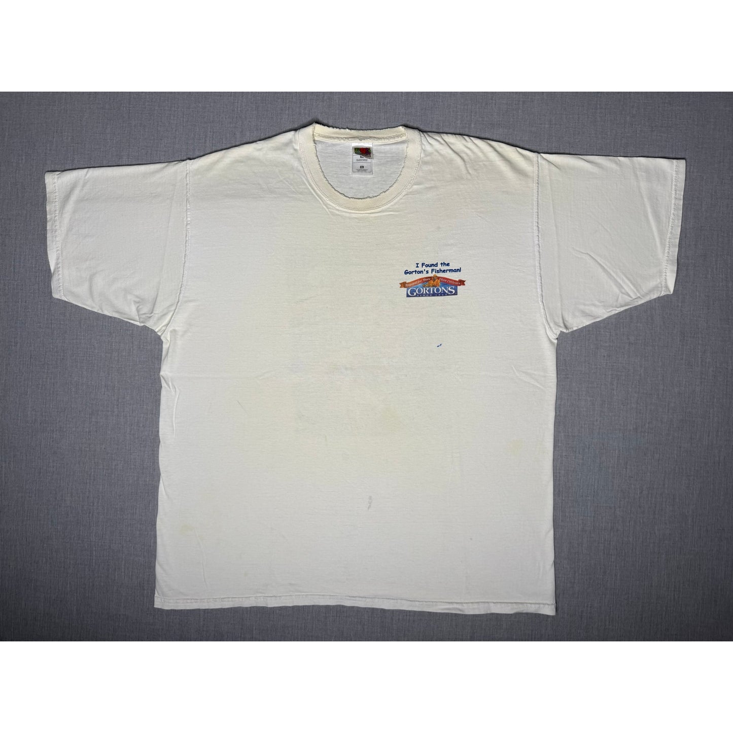 Vintage Y2K Gorton Fisherman Double Sided T-shirt XL