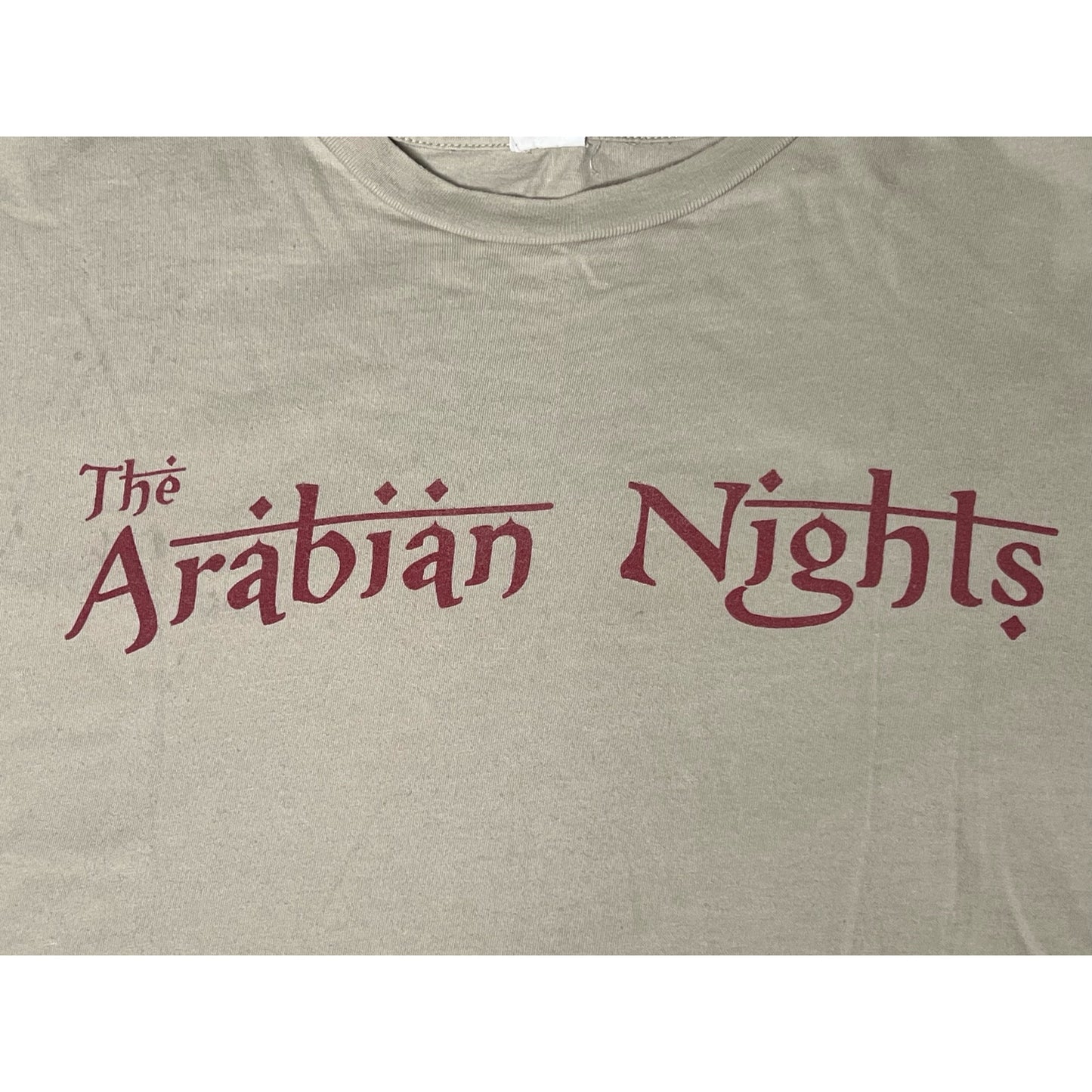 Vintage The Arabian Nights Folk Tale Double Sided T-shirt Large