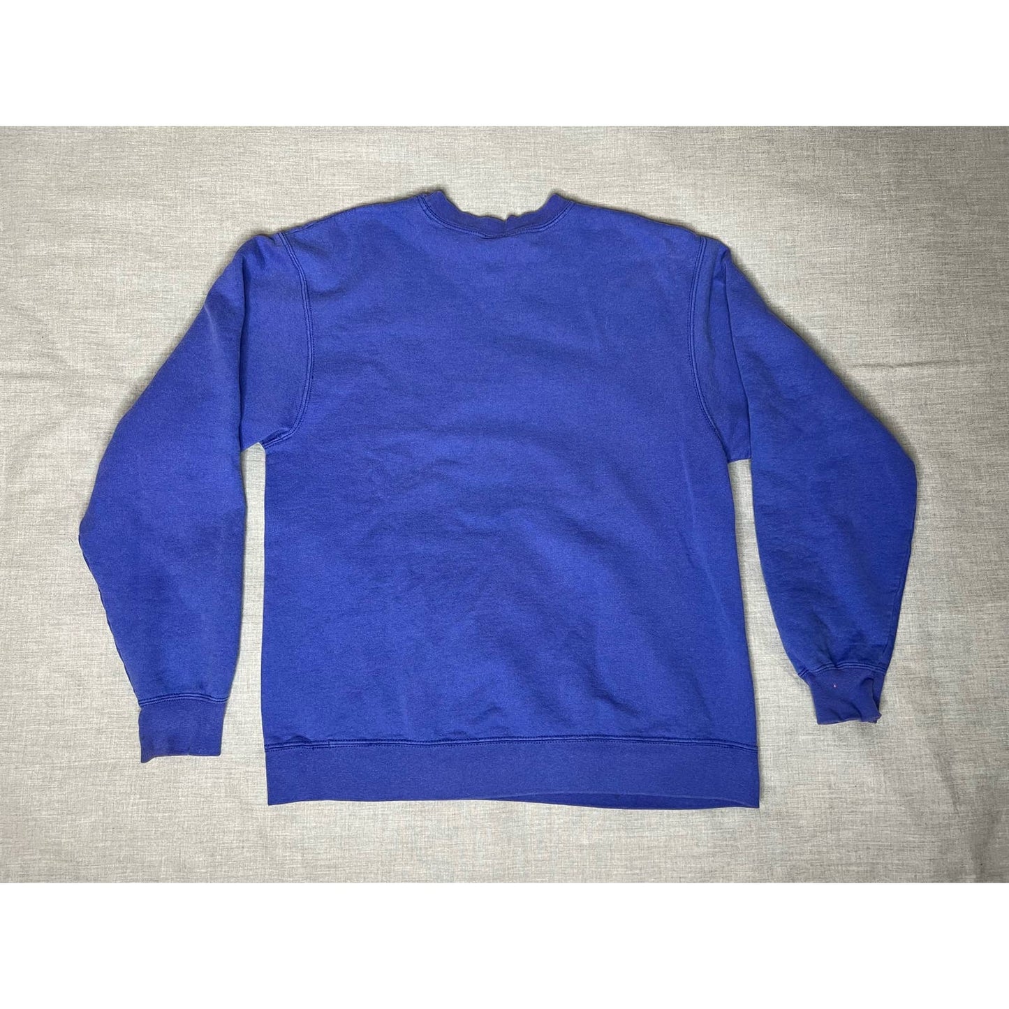 Vintage Hanes Beefy-T Blue Pullover Blank Crewneck Sweatshirt Small