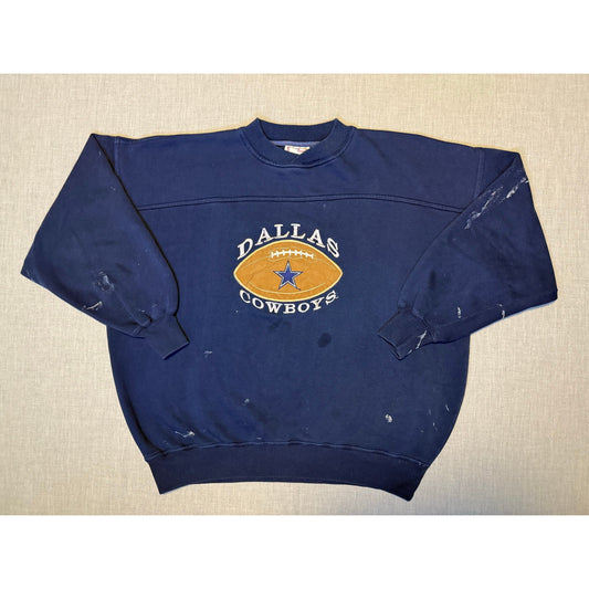 Vintage 90s Dallas Cowboys NFL Football Pullover Crewneck Sweatshirt XL
