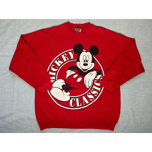 Vintage Mickey Unlimited Classics Pullover Crewneck Sweatshirt XL