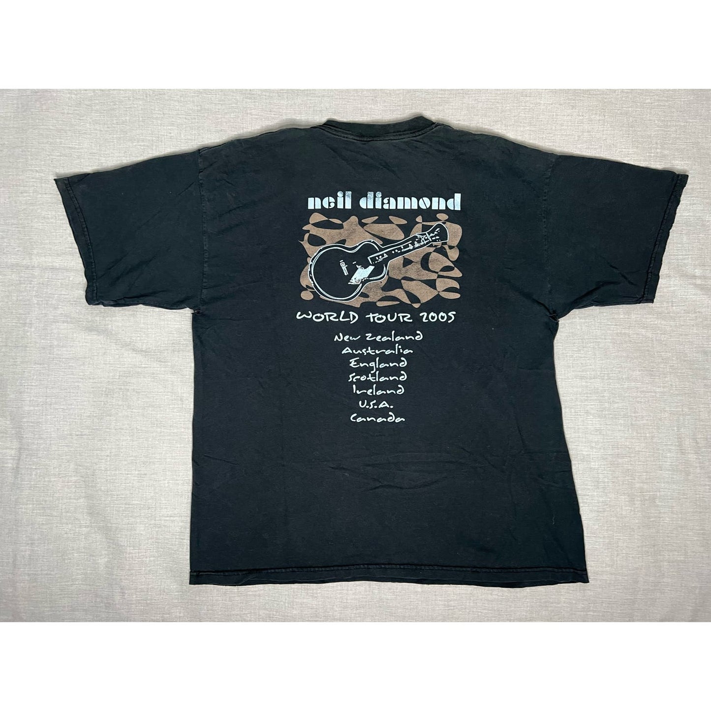 Vintage Neil Diamond 2005 World Tour T-shirt XL