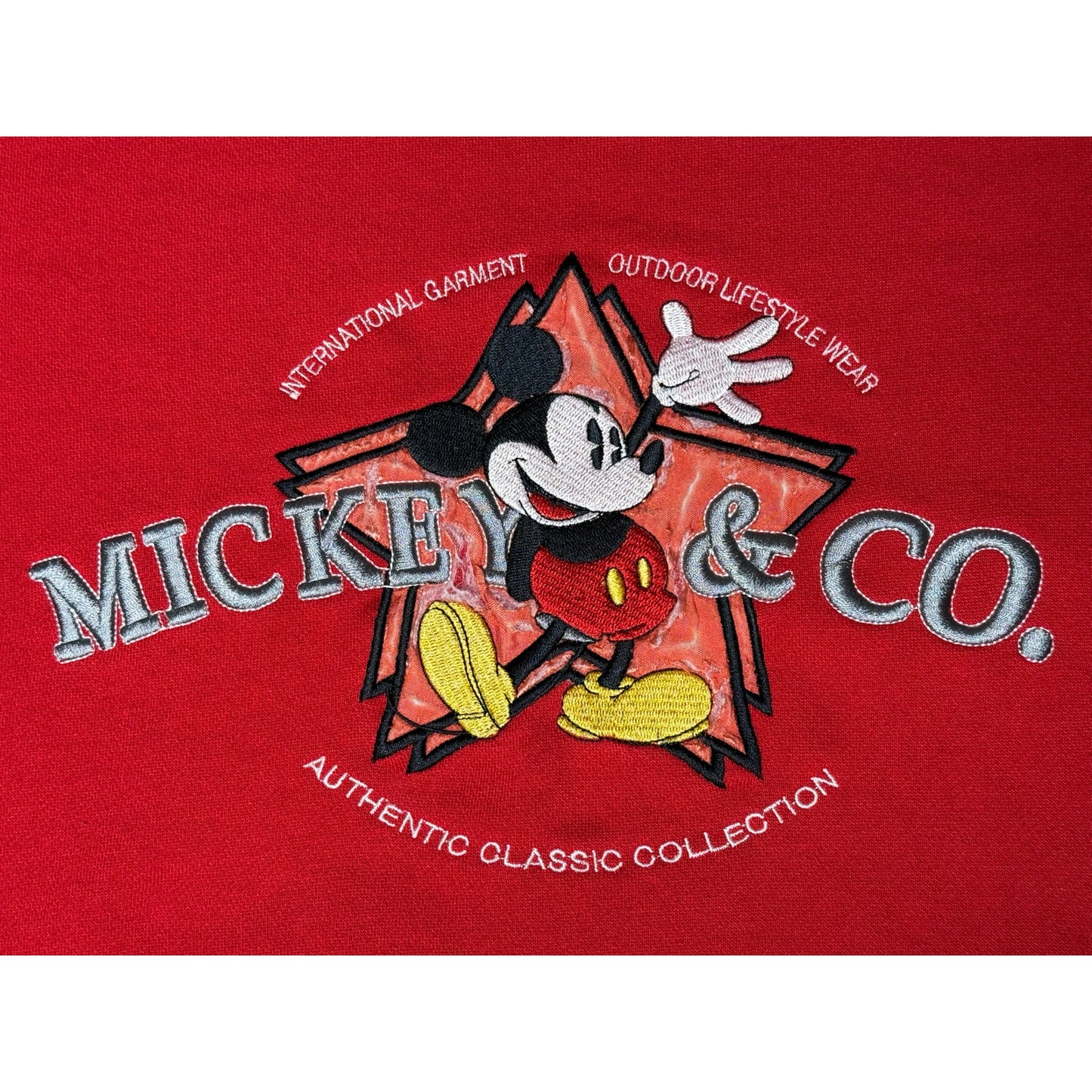 Vintage 90s Mickey & Co. Disney Pullover Crewneck Sweatshirt Medium