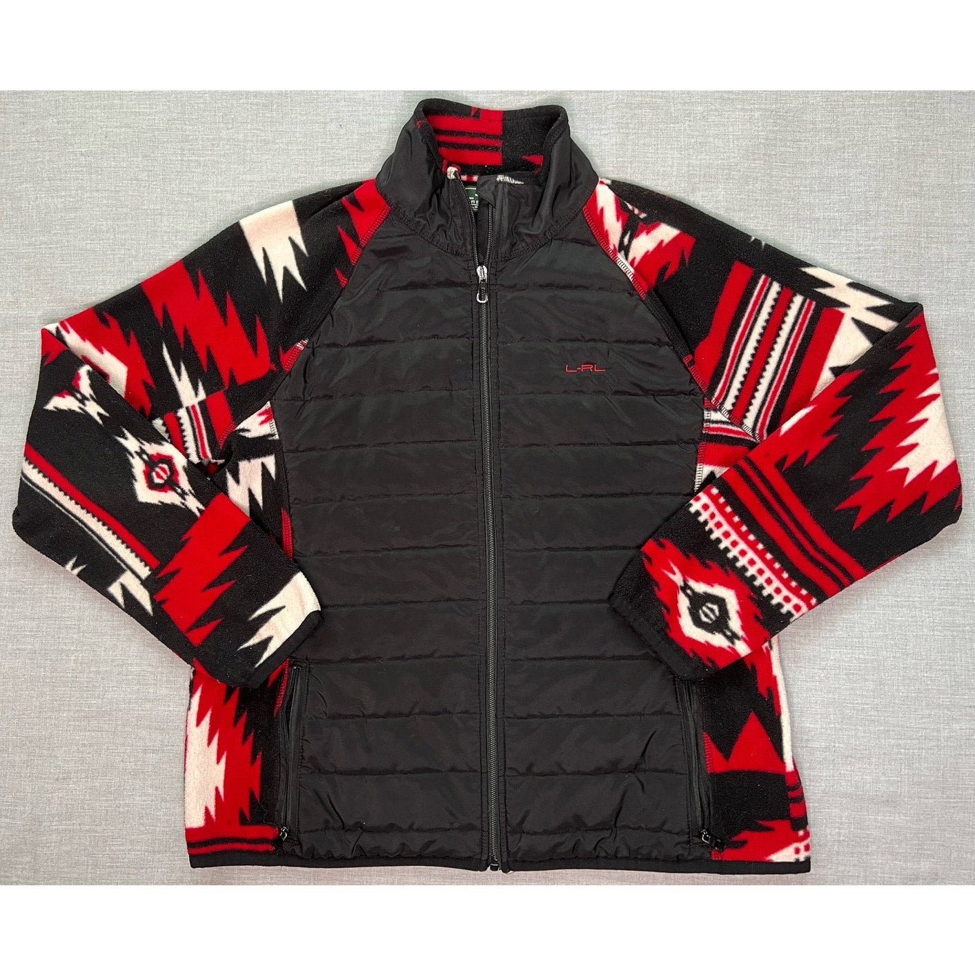 Vintage Lauren Active Ralph Lauren Aztec Full Zip Fleece Jacket Women’s Medium