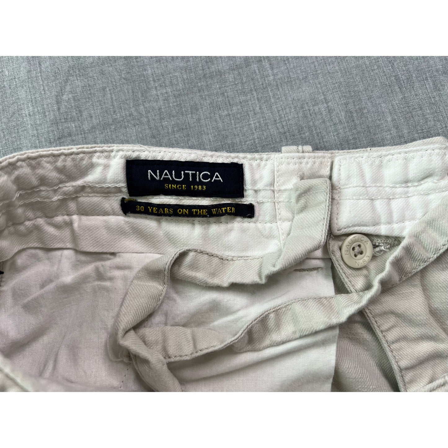 Nautica Open Seas Classic Fit Chino Sailing Pants 32x32