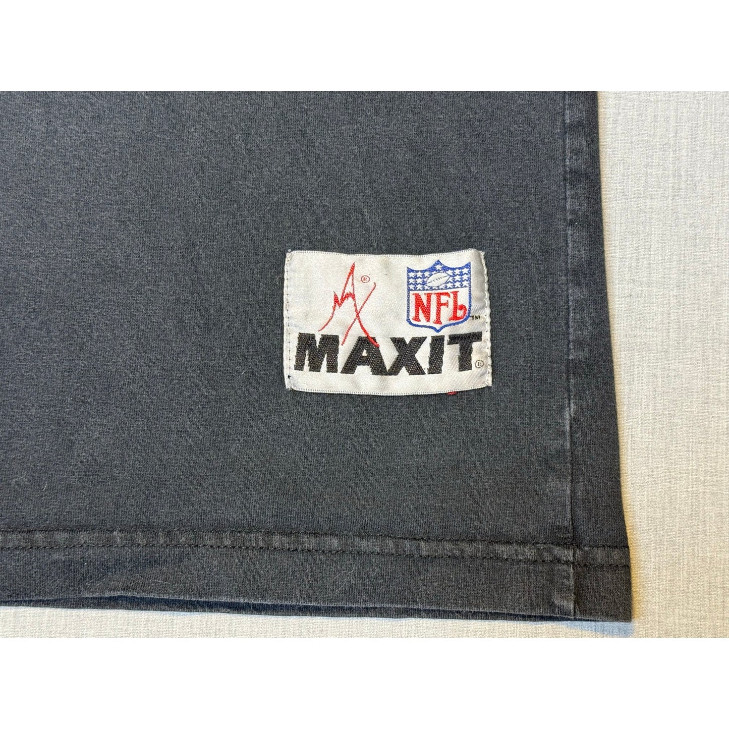 Vintage 90s Minnesota Vikings Maxit NFL Football Long Sleeve Mock Neck Shirt 3XL