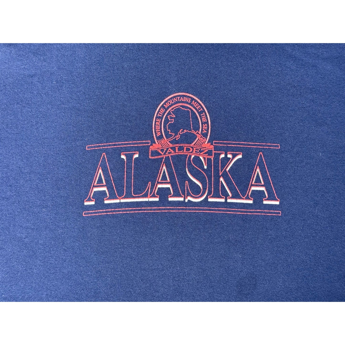 Vintage 90s Valdez Alaska Pullover Hoodie 2XL