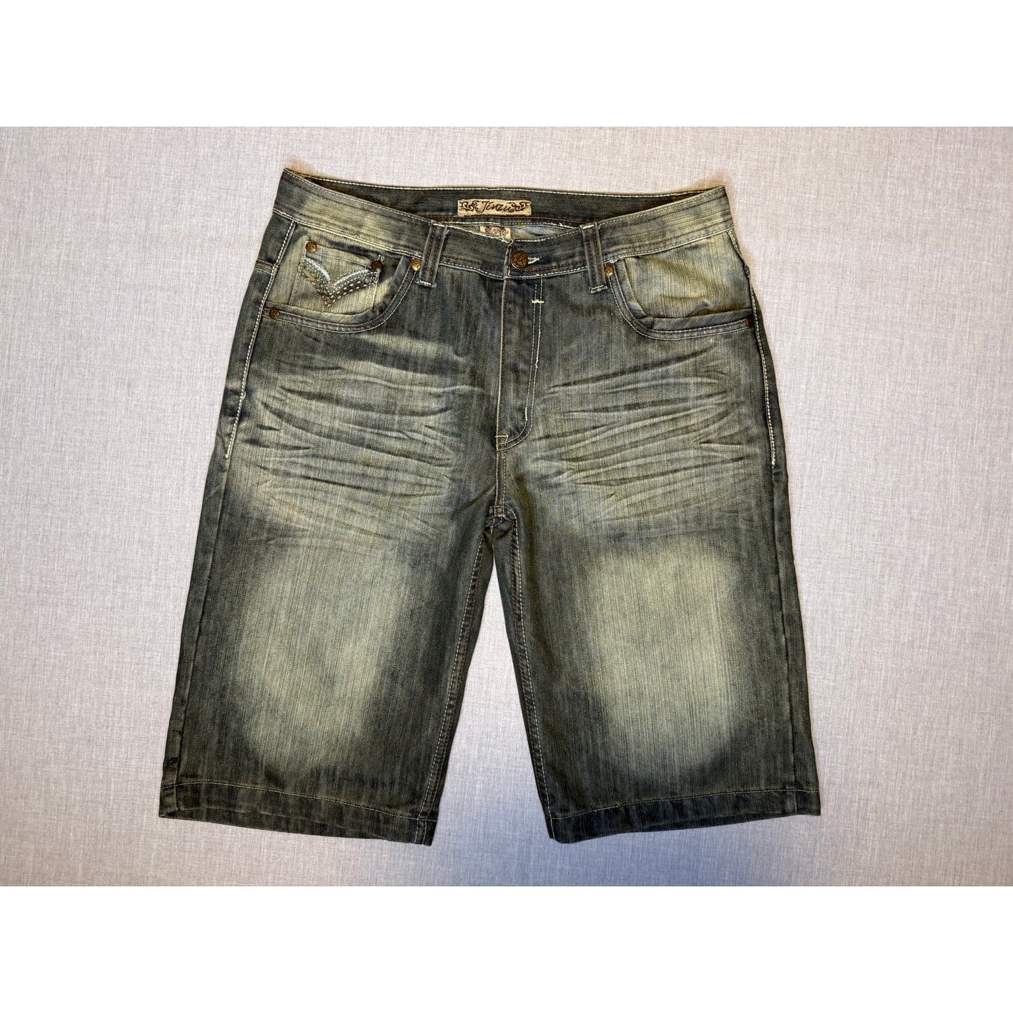 Vintage Jinzu Baggy Skater Denim Jean Shorts 40