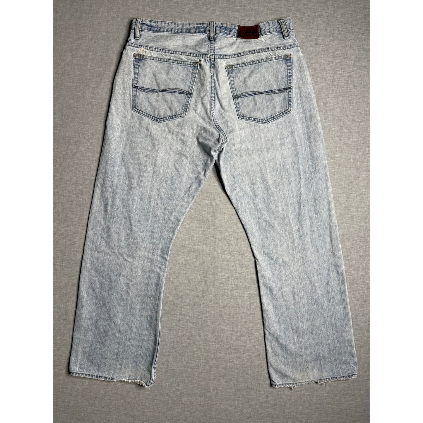 Vintage Y2K Lee Heritage Bootcut Distressed Jeans 35x29