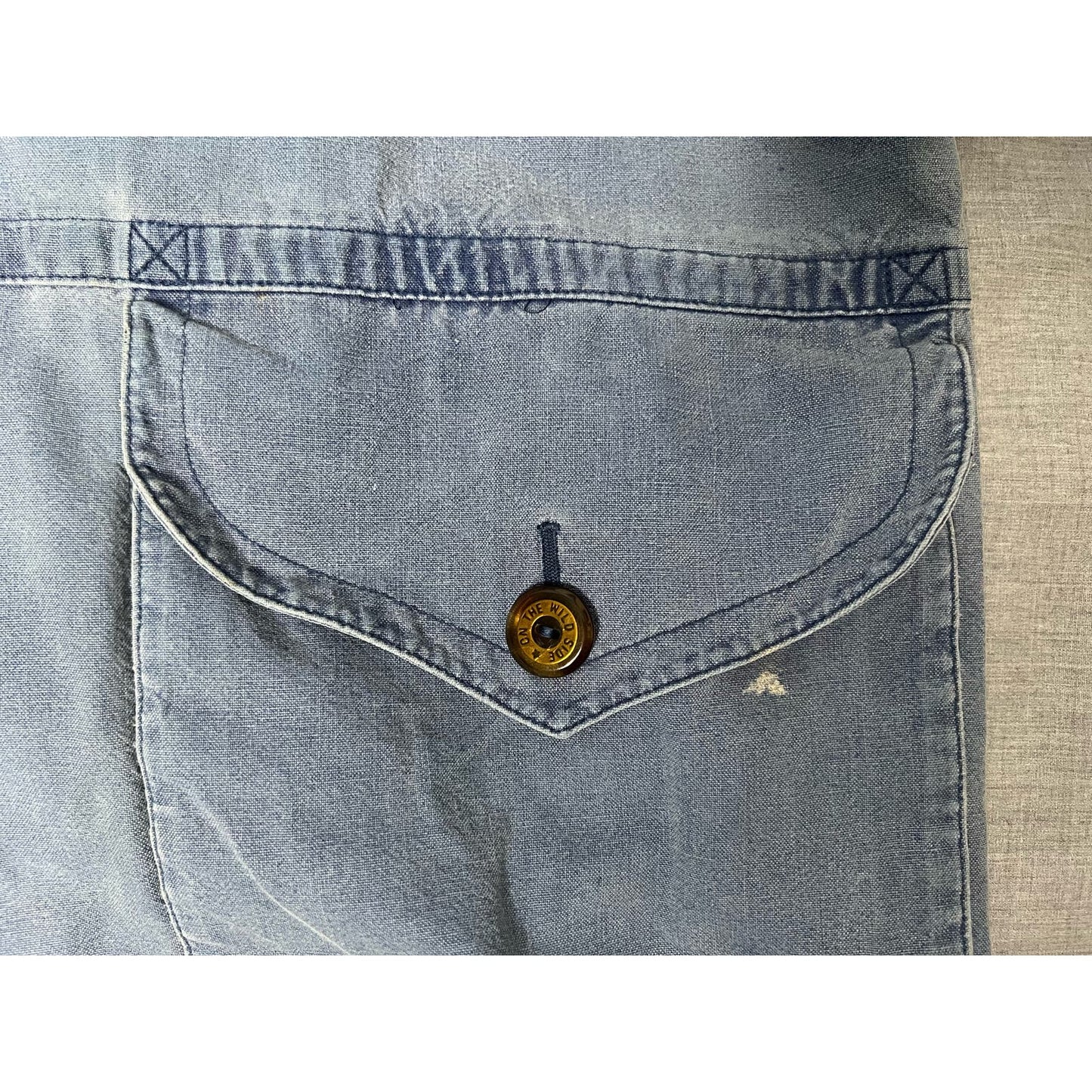 Vintage London Fog Denim Full Zip Jean Jacket Small Regular