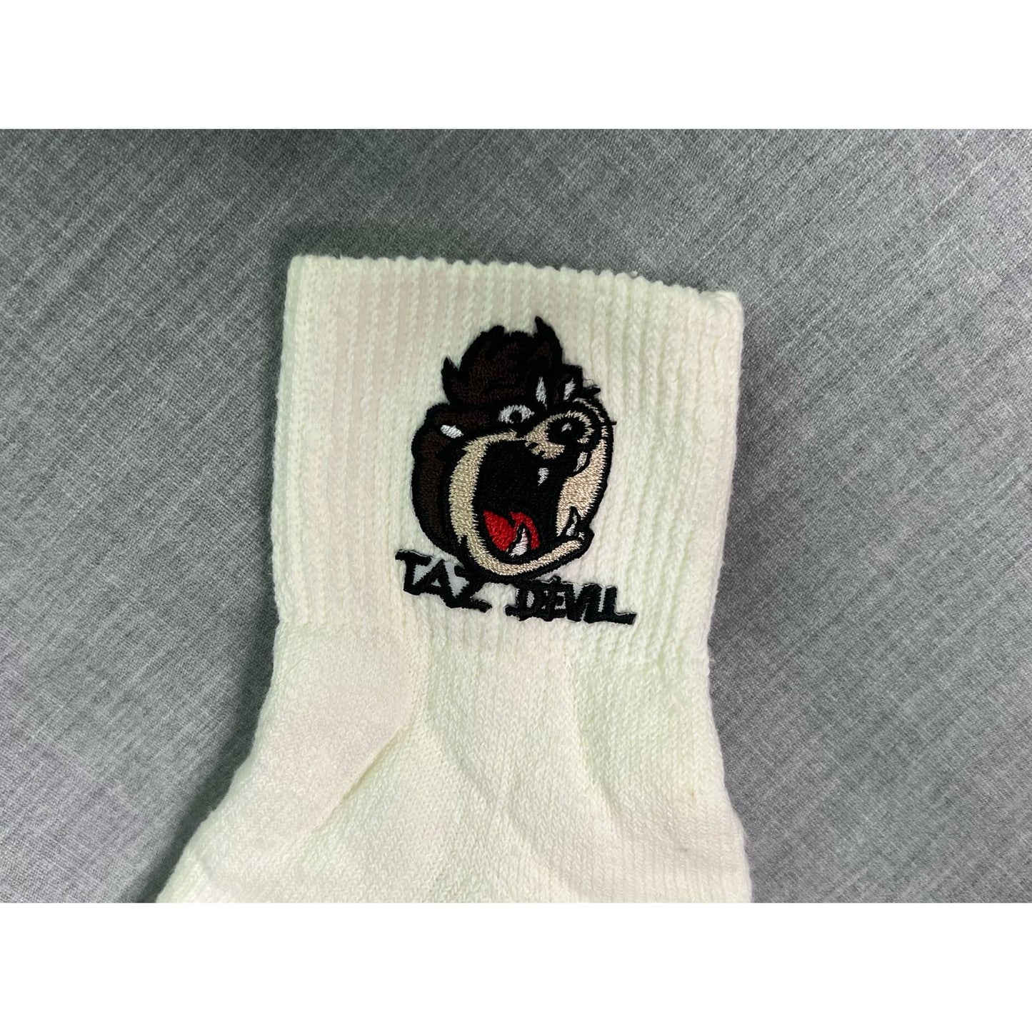 Vintage 1995 Taz Looney Tunes Tasmanian Devil Warner Bros Socks