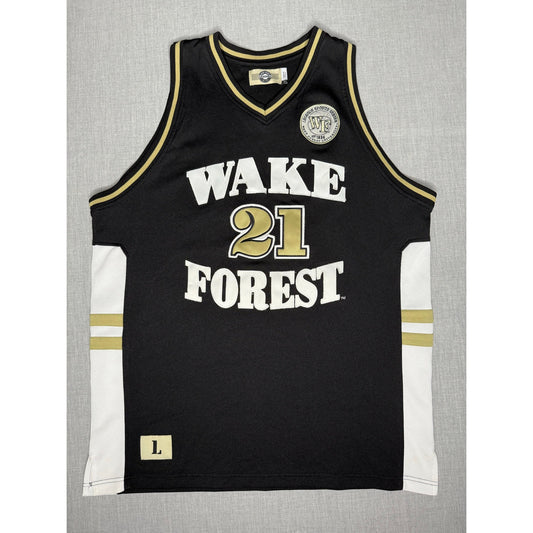 Vintage 90s Tim Duncan Wake Forest NCAA College Basketball Jersey Large