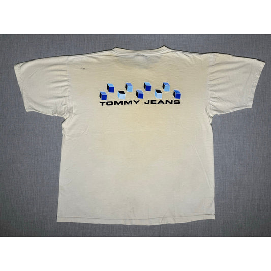 Vintage 90s Tommy Hilfiger Jeans Double Sided T-shirt Medium