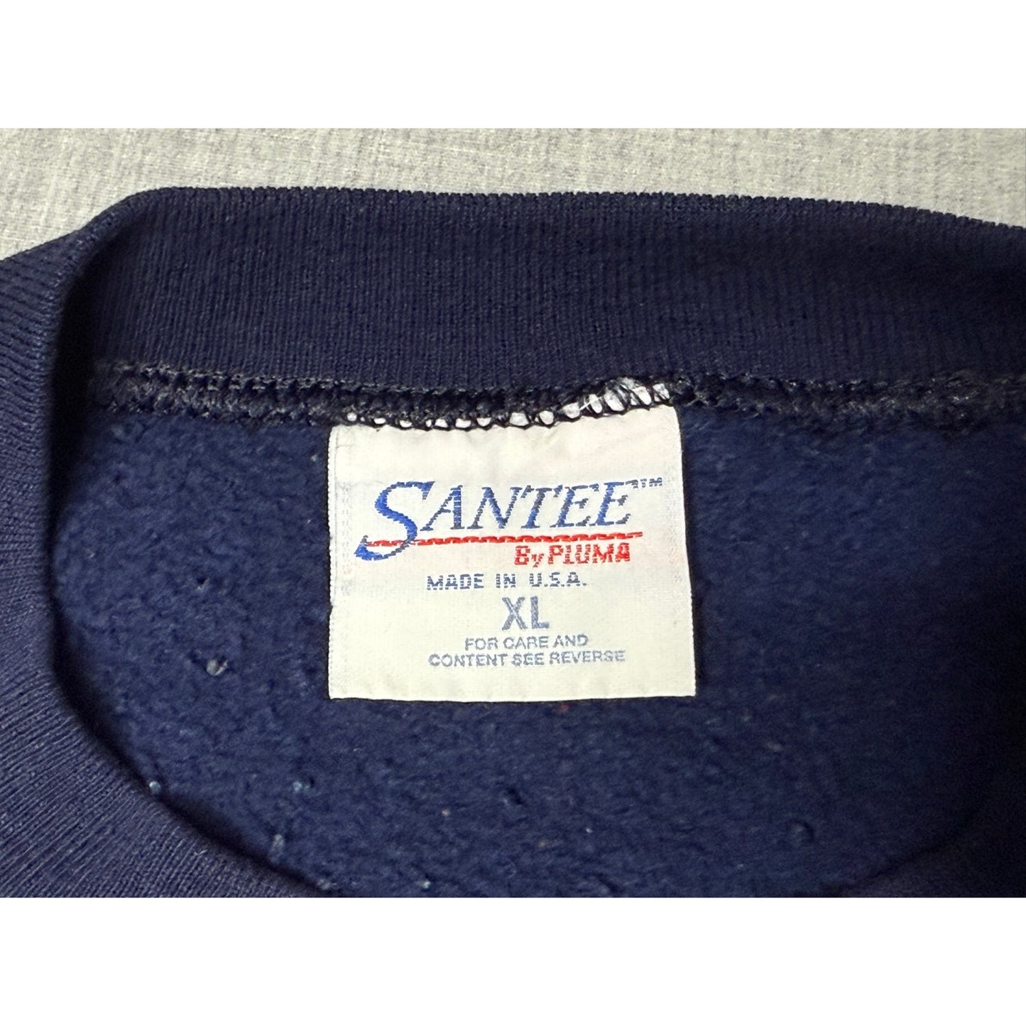 Vintage Michigan Embroidered Pullover Crewneck Sweatshirt XL